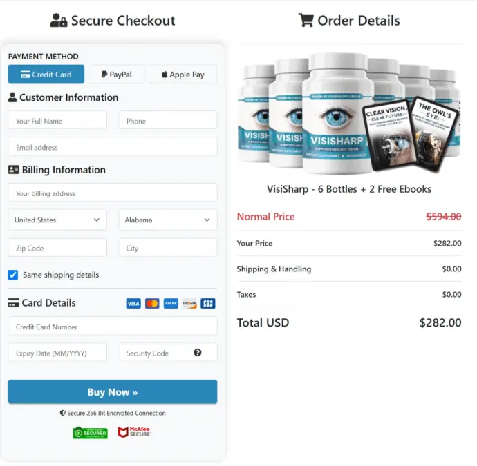 visisharp checkout visisharp checkout